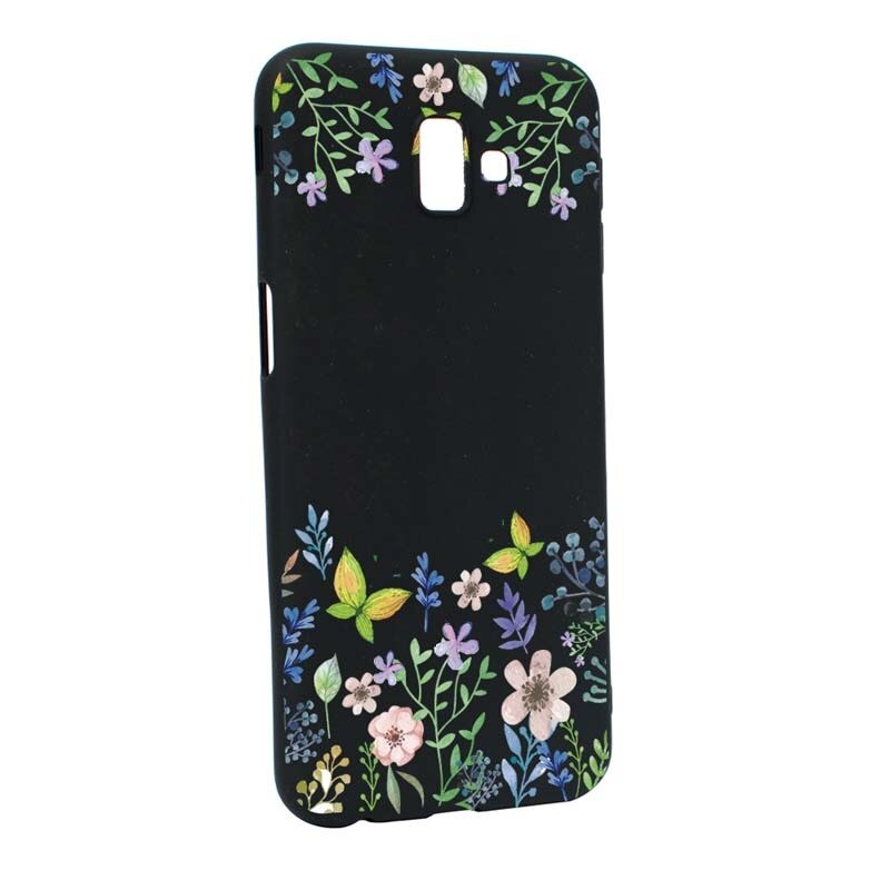 Husa Samsung Galaxy J6 Plus / J6 Prime, Silicon, Butterfly-Flowers B95