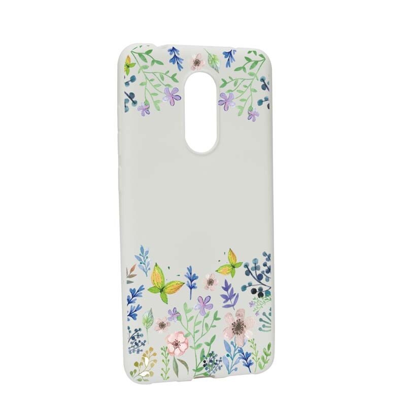 Husa Xiaomi Redmi 5, Silicon, Butterfly-Flowers W95