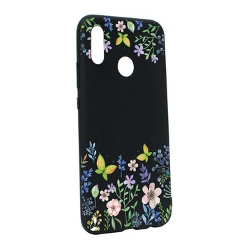 Husa Huawei P20 Lite, Silicon, Butterfly-Flowers B95 Husa Huawei P20 Lite, Silicon, Butterfly-Flowers B95