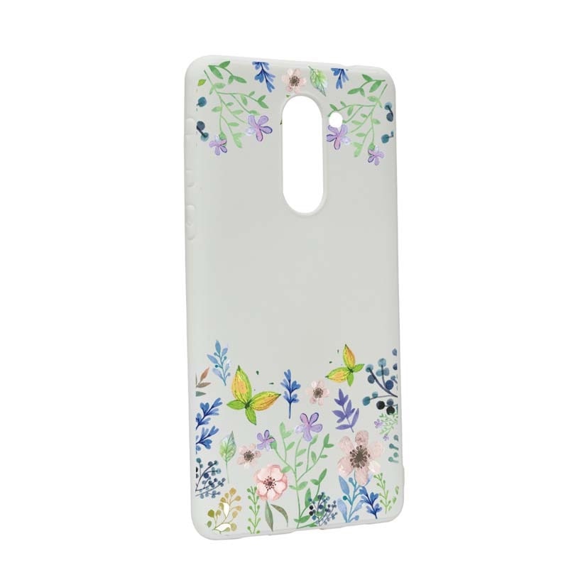 Husa Huawei Mate 9 Lite / Honor 6X, Silicon, Butterfly-Flowers W95
