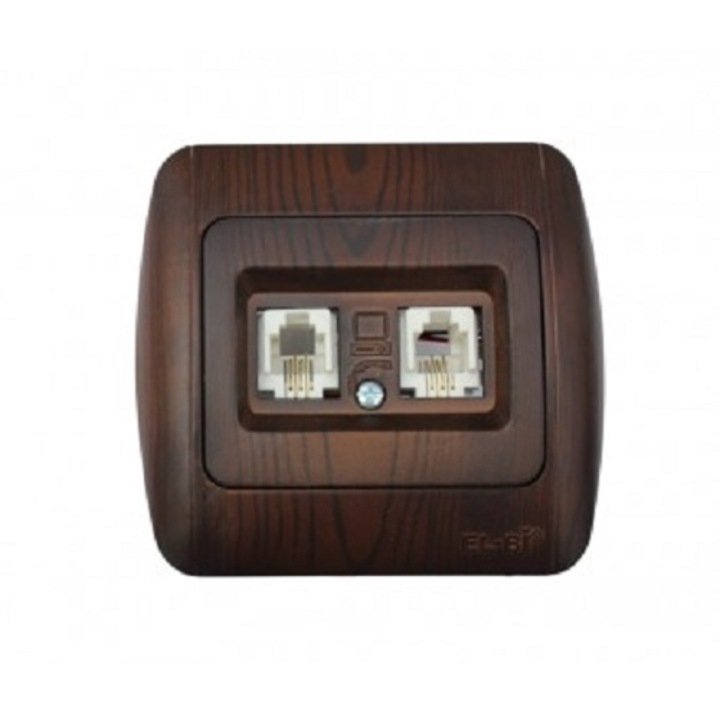 Priza telefon dubla EL-BI Zirve nuc