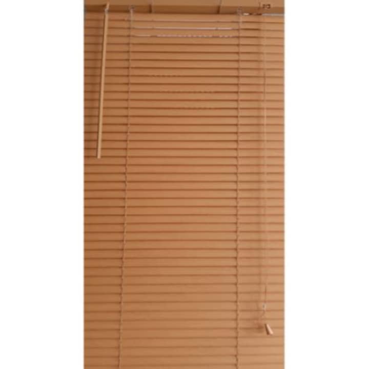 Jaluzea orizontale material PVC, culoare maro,imitatie lemn,deschis,40cm x 110 cm