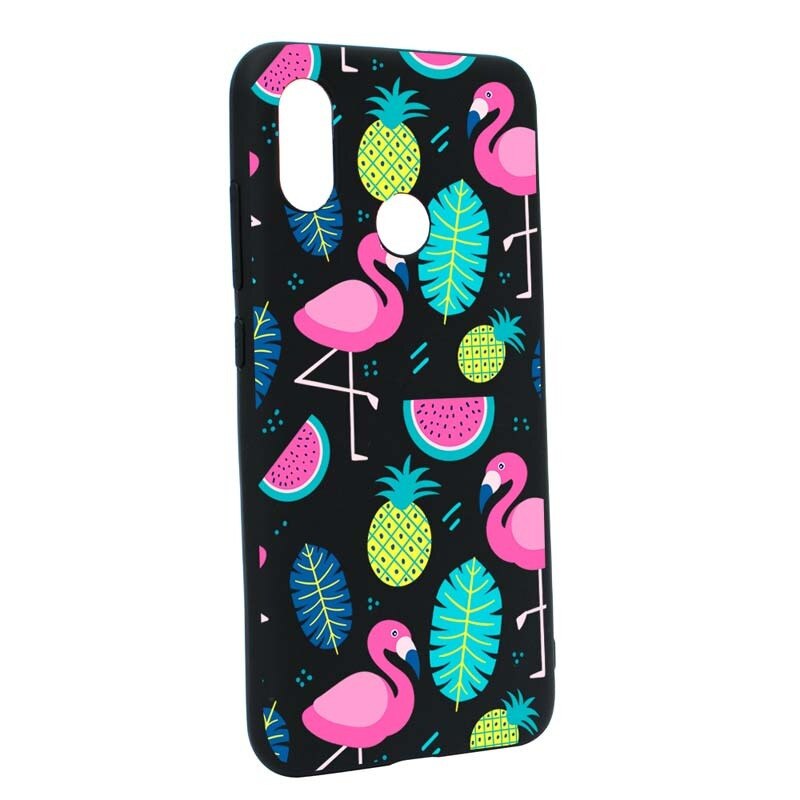 Husa Xiaomi Mi 8, Silicon, Flamingo B91