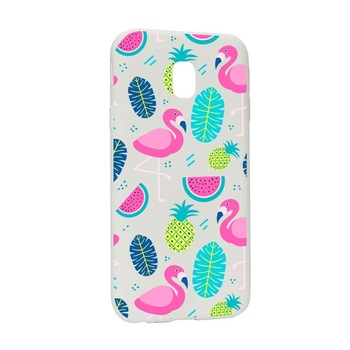 Husa Samsung Galaxy J3 2018, Silicon, Flamingo W91 Husa Samsung Galaxy J3 2018, Silicon, Flamingo W91
