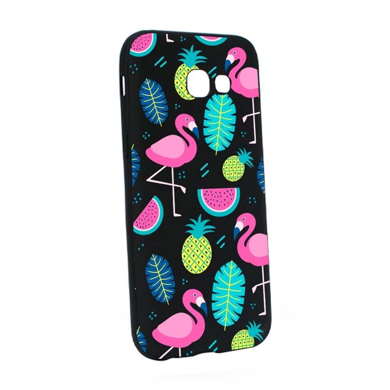 Husa Samsung Galaxy A3 2017, Silicon, Flamingo B91