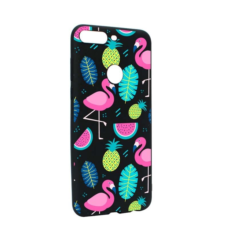 Husa Huawei Y7 2018 / Y7 Prime 2018, Silicon, Flamingo B91