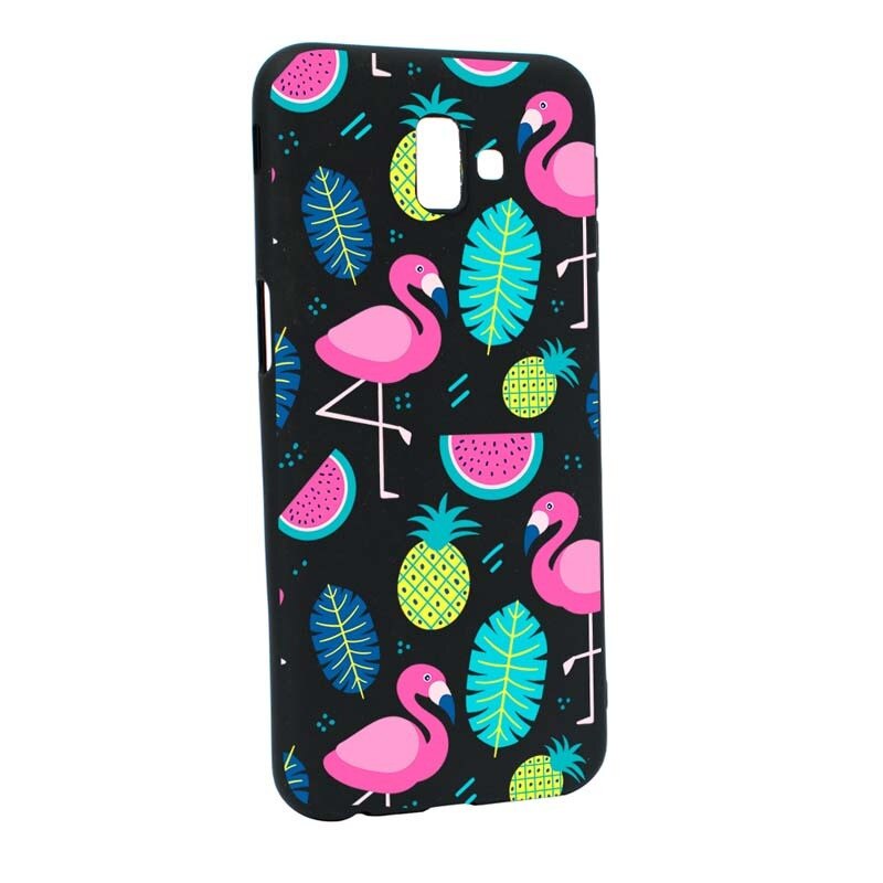 Husa Samsung Galaxy J6 Plus / J6 Prime, Silicon, Flamingo B91