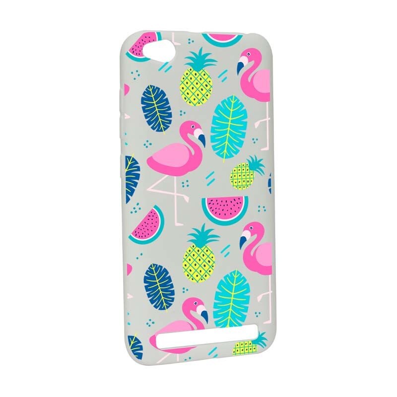 Husa Xiaomi Redmi 5A, Silicon, Flamingo W91