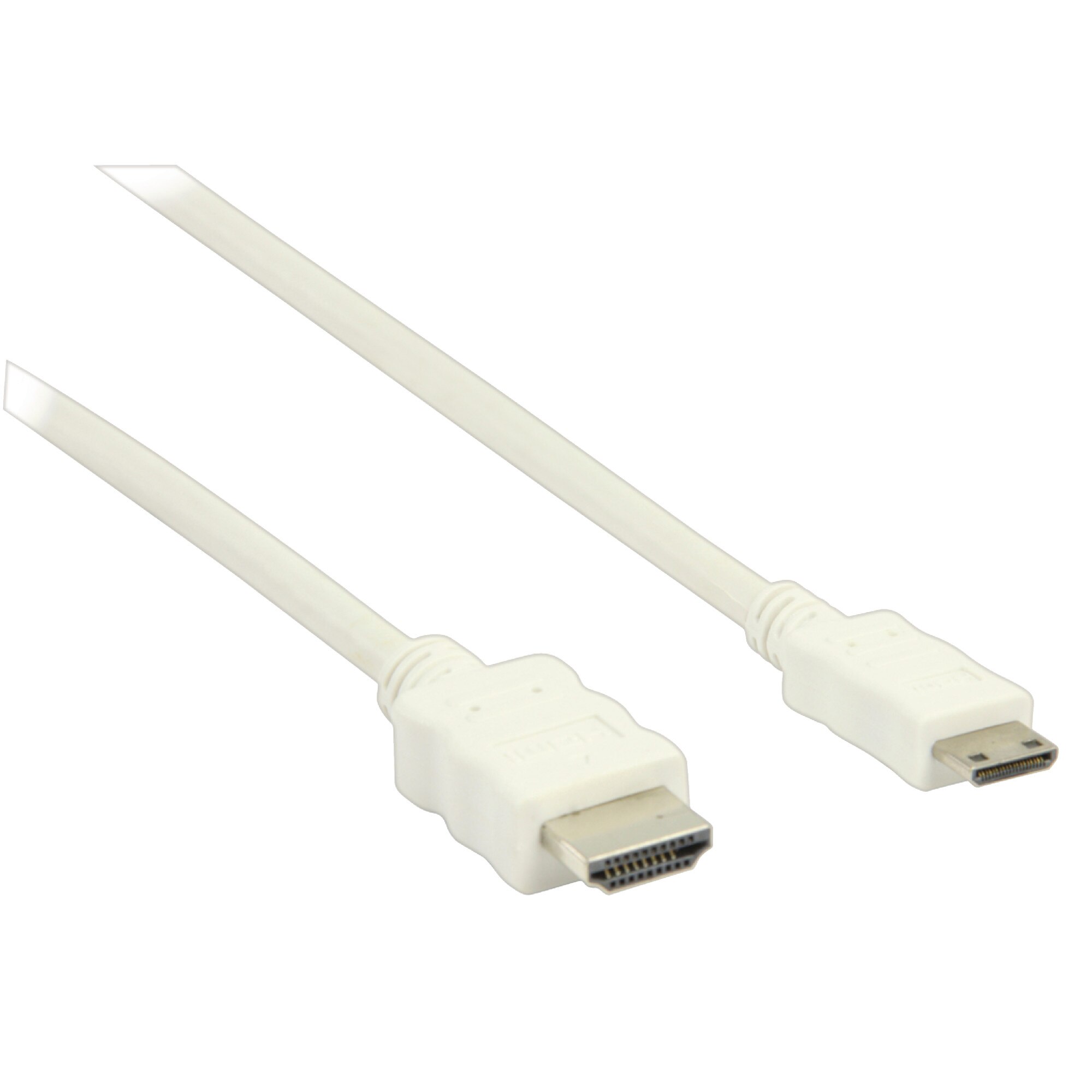 Cablu HDMI tata mini HDMI tata 1.00m, alb