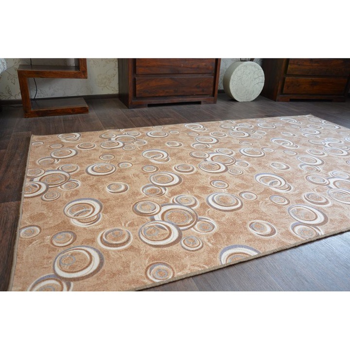 Covor Dywany luszczow Drops, Bej, 200x500 cm