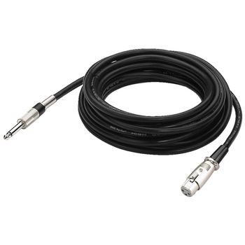 Cablu audio 6 metri XLR-Jack6.3mm Monacor MMC-600/SW Cablu audio 6 metri XLR-Jack6.3mm Monacor MMC-600/SW