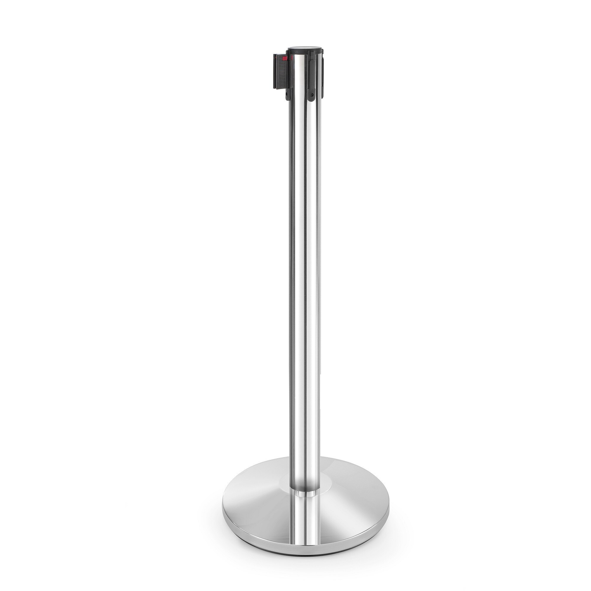 Stalp de delimitare retractabil, finisaj tip oglinda Hendi, ø64x(H)935 mm, otel inoxidabil