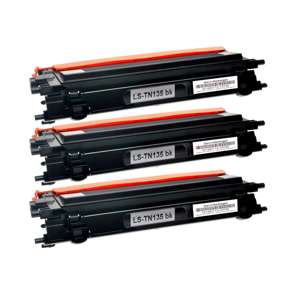 Set 3 Cartuse Compatibile TN-135 Black 15000Pag. pentru Brother DCP-9040CN/DCP-9042CDN/DCP-9042CN/DCP-9045 CDN / HL-4040 CDNLT / HL-4050 CDN ,HL-4050 CDNLT,HL-4070 CDWMFC-9440 CDW,MFC-9440 CN,9445 CDN ,9450 CDN , MFC9450 CN, MFC9450,9840 CDW