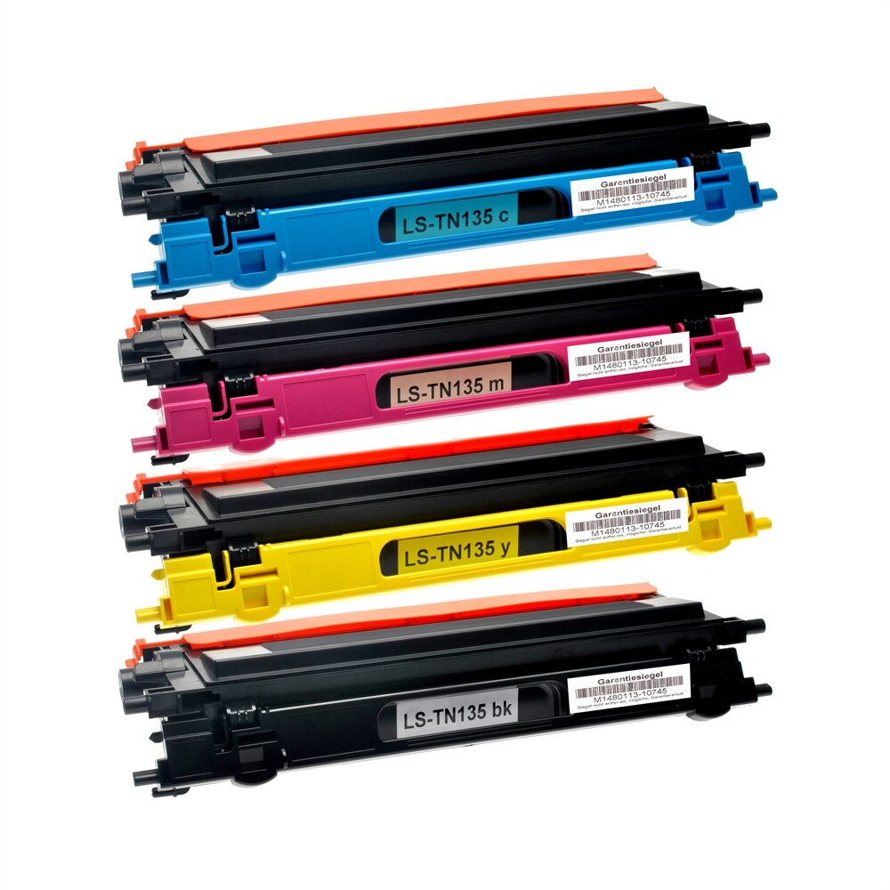 Set 4 Cartuse Compatibile TN-135 BK/M/Y/C 17000Pag. pentru Brother DCP-9040CN/DCP-9042CDN/DCP-9042CN/DCP-9045CDN/HL-4040 CDNLT / HL-4050 CDN ,HL-4050 CDNLT,HL-4070 CDWMFC-9440 CDW,MFC-9440 CN,9445 CDN ,9450 CDN , MFC9450 CN, MFC9450,9840 CDW