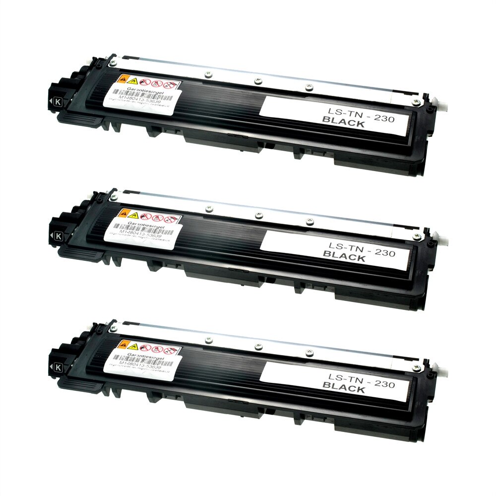 Set 3 Cartuse Compatibile Black 3x2.200 Pag. TN-230BK pentru Brother HL-3040 CN, HL-3070 CW, MFC-9120 CN, MFC-9320 CW, HL-3070 CN, DCP-9010 CN, MFC-9125 CN, MFC-9325 CW, HL-3045 CN, HL-3075 CW
