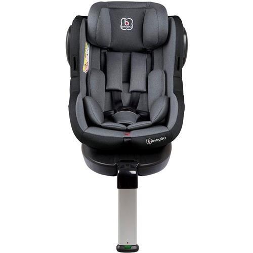 Scaun auto BabyGo ISO Rotativ 360 cu Isofix Grey