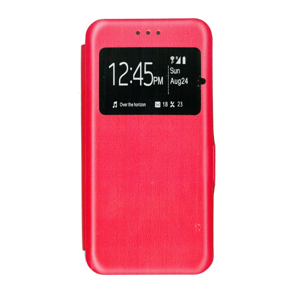 Husa de protectie tip carte, 360 Window, EuroCELL , pentru Samsung Galaxy S10 ,Rosu