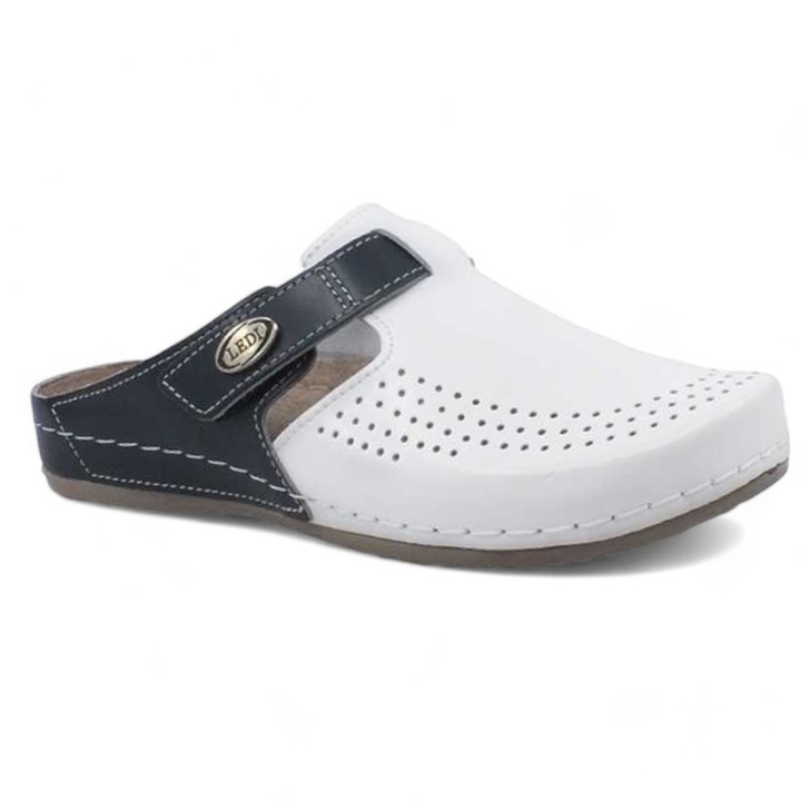 Saboti medicali dama Ledi piele naturala cu brant anatomic cu scai O4