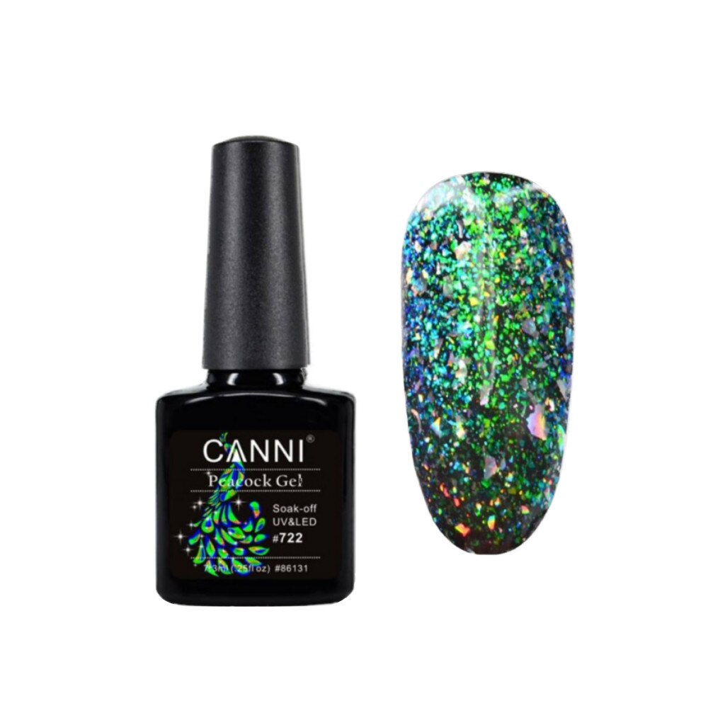 Oja Semipermanenta Coada de Paun, 722, Canni, 7.3 ml