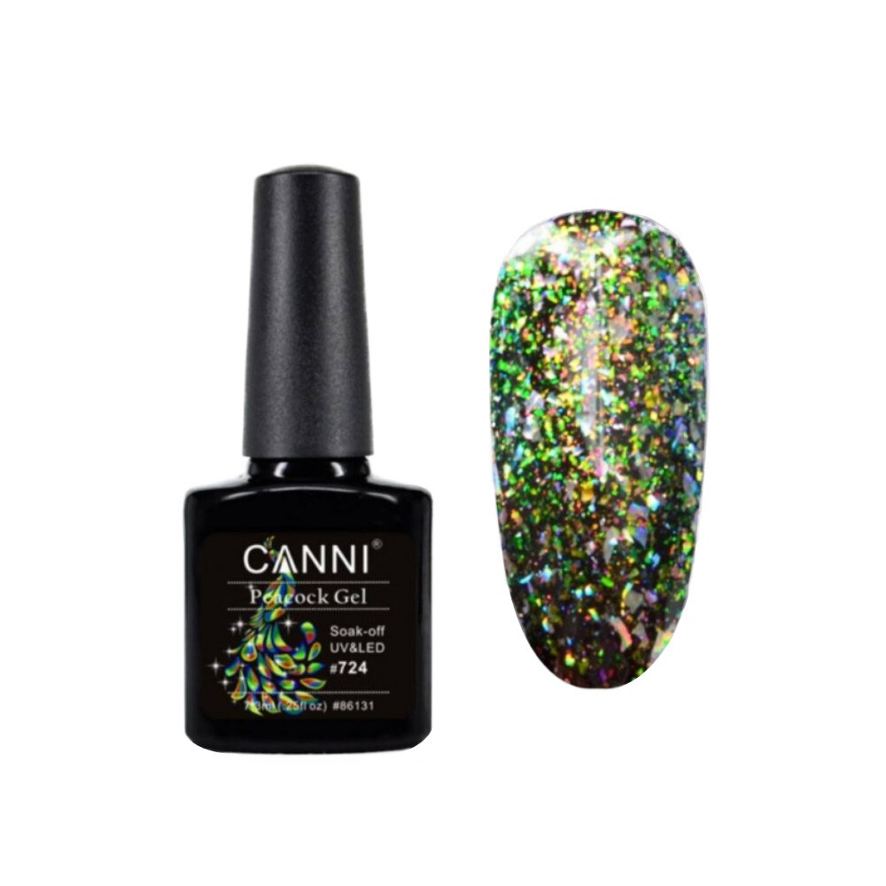 Oja Semipermanenta Coada de Paun, 724, Canni, 7.3 ml