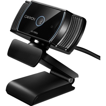 Web camera Canyon CNS-CWC5, full HD, 2 Megapixeli, autofocus, rotire 360°, cablu 2m, USB2.0, Negru Web camera Canyon CNS-CWC5, full HD, 2 Megapixeli, autofocus, rotire 360°, cablu 2m, USB2.0, Negru