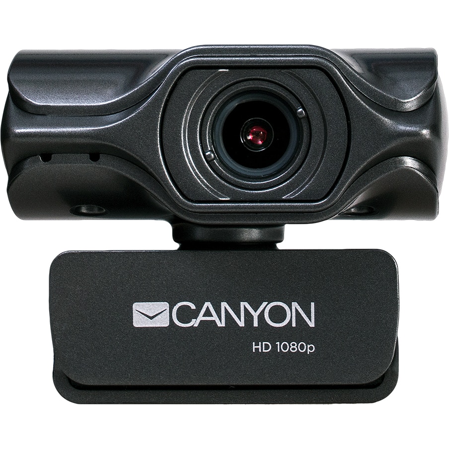 promotion Shredded close Web camera Canyon CNS-CWC6N, ultra full HD, 3.2 Megapixeli, trepied,  USB2.0, cablu 2m, Gri - eMAG.ro