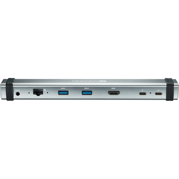 Хъб Canyon TDS06DG 6-in-1, Multiport, USB-C