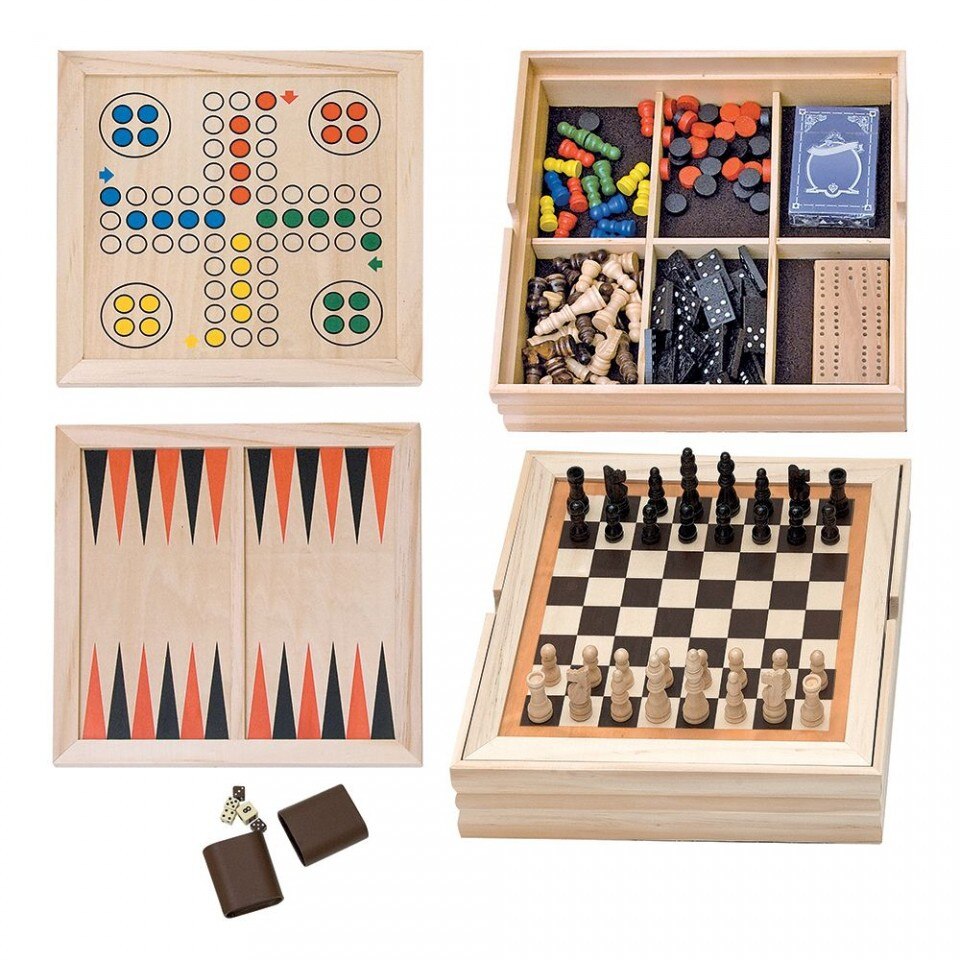 Set mare de jocuri din lemn Woodyland