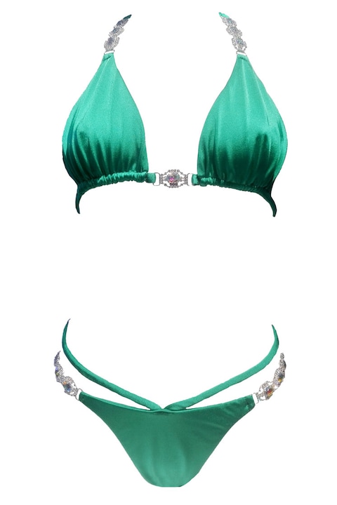 Regina's Desire Shanel Luxus Bikini Szett - Zöld - XS