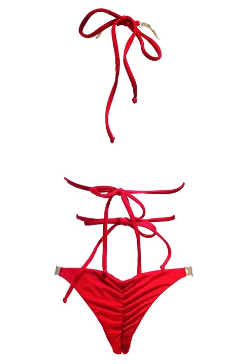 Regina's Desire June Luxus Bikini Szett - Piros - L