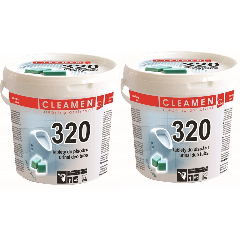 Pachet promo pastile odorizante pentru pisoar 3 kg (aproximativ 100 pastile) Cleamen 320