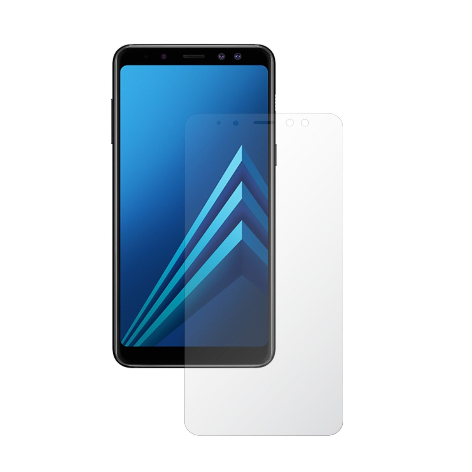 Samsung Galaxy A8+ Plus (2018) - Invisible Skinz UHD AutoRegeneranta, Folie Siliconica Protectie Ecran Ultra-Clear cu Acoperire Totala, Edge to Edge Full Display Cover,Adeziva si Foarte Flexibila