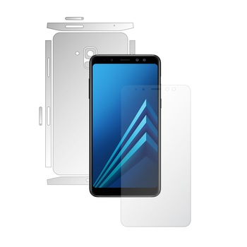 Samsung Galaxy A8+ Plus (2018) - Invisible Skinz UHD AutoRegeneranta - Split Cut - Folie Protectie Siliconica Ultra-Clear pentru Ecran,Carcasa Spate si Laterale, Skin Adeziv Transparent Full Body Cover Edge to Edge Samsung Galaxy A8+ Plus (2018) - Invisible Skinz UHD AutoRegeneranta - Split Cut - Folie Protectie Siliconica Ultra-Clear pentru Ecran,Carcasa Spate si Laterale, Skin Adeziv Transparent Full Body Cover Edge to Edge