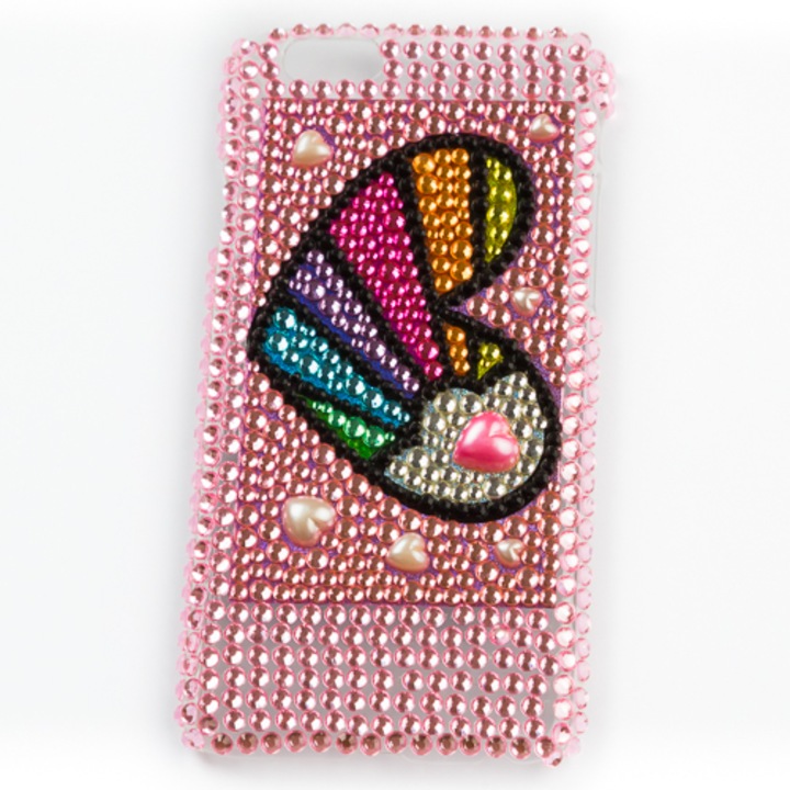Husa pentru iPhone 6, Pink Diamond Touch, Plastic
