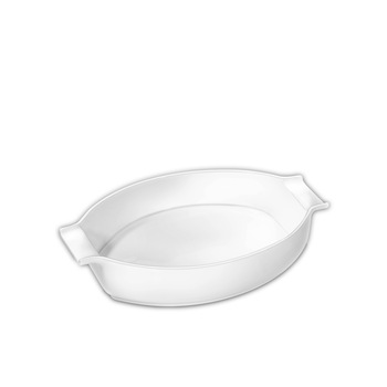 Vas de copt, Wilmax, oval, cu manere, 36 x 23.5 x 7 cm, 2640 ml Vas de copt, Wilmax, oval, cu manere, 36 x 23.5 x 7 cm, 2640 ml