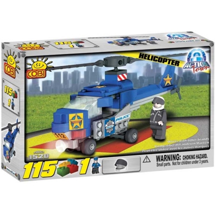 COBI® építőkészlet rendőrségi helikopter, 115 db