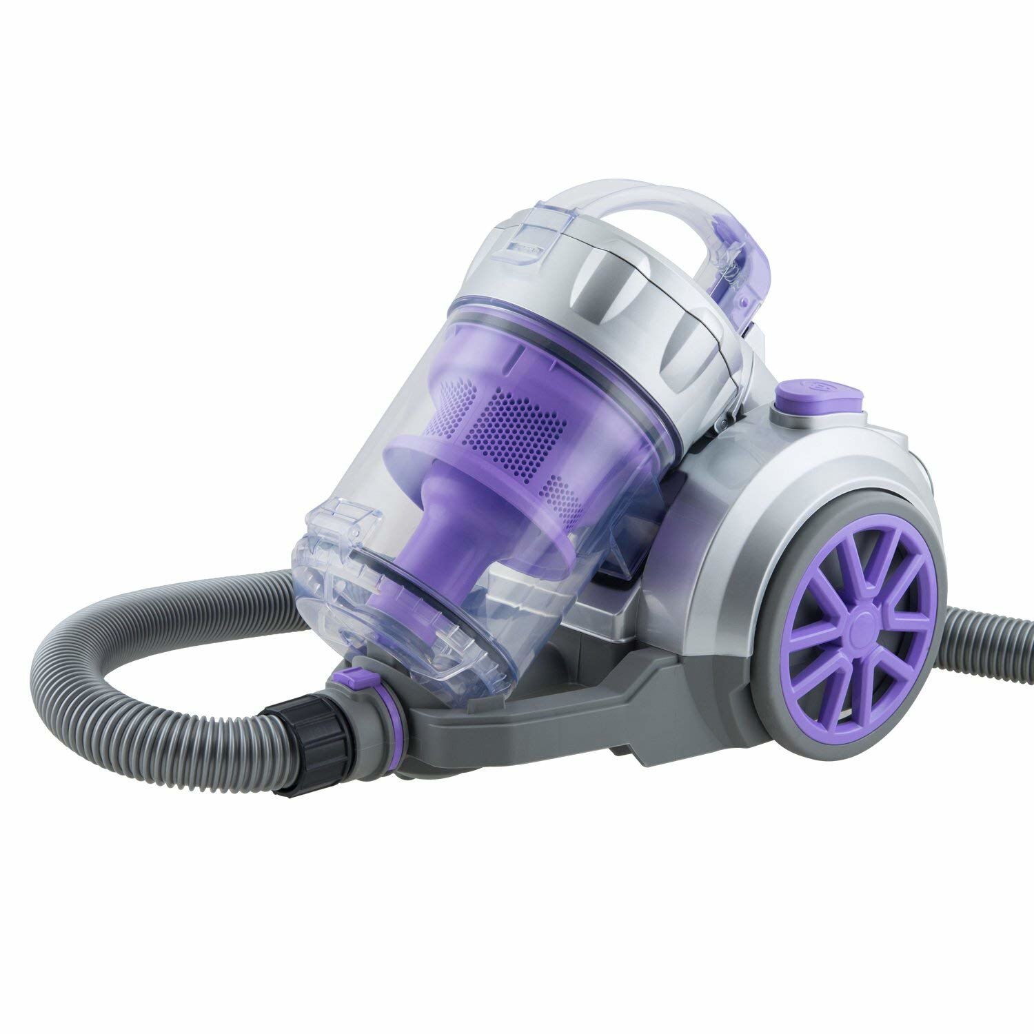 Aspirator fara sac H.KOENIG, TC34 HUGO, sistem ciclonic, filtru HEPA, tehnologie Easyclean, clasa energetica A, capacitate rezervor 2.5 L, mov