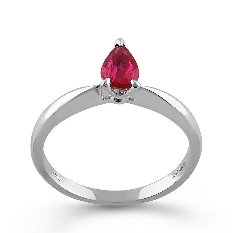 Inel Deruvo Aur 18k Rubin, 51 R35234B-RU049W
