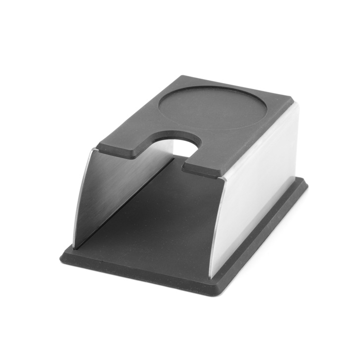 Stand presa cafea/ Stand tamper, Hendi, 93x142x(H)60 mm, Negru, Silicon