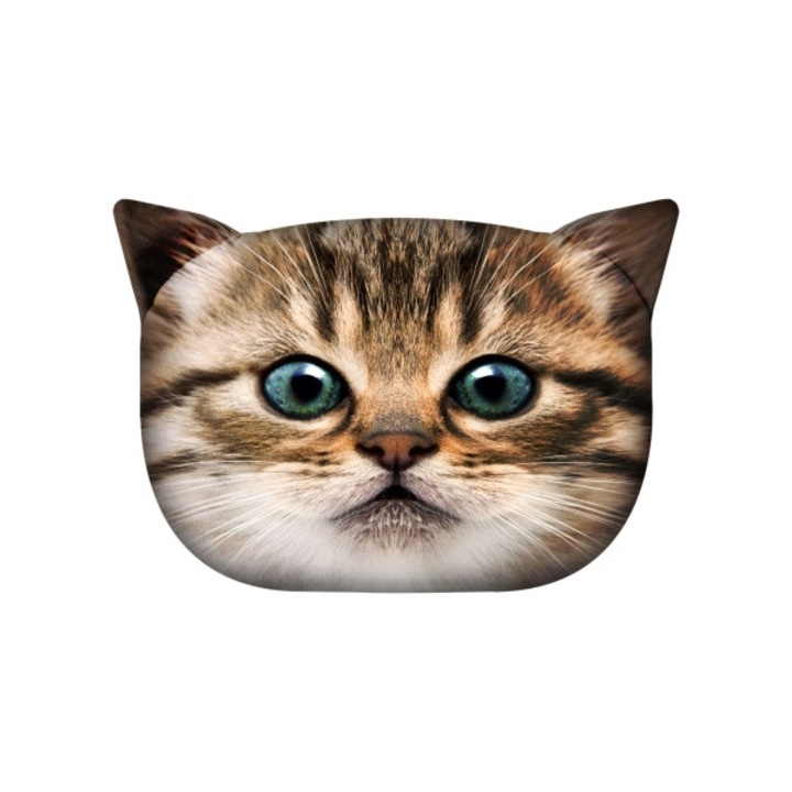 Perna decorativa Bertoni Gapcio, Model pisica, 30 x 45 cm, Multicolor