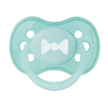 Suzeta silicon simetrica 0-6 luni, verde, Canpol 22/416 Suzeta silicon simetrica 0-6 luni, verde, Canpol 22/416