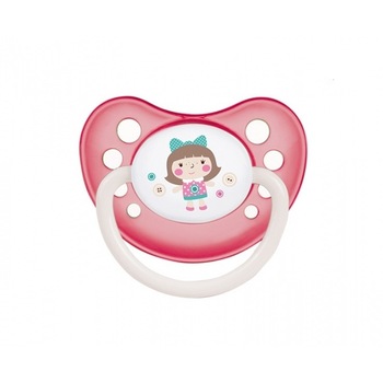 Suzeta latex ortodontica 6-18 luni, rosie, Canpol, 23/260 Suzeta latex ortodontica 6-18 luni, rosie, Canpol, 23/260