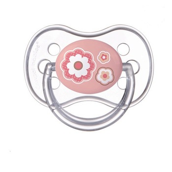 Suzeta silicon simetrica 6-18 luni, roz, Canpol, 22/581 Suzeta silicon simetrica 6-18 luni, roz, Canpol, 22/581