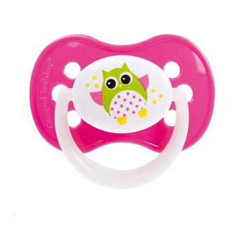 Suzeta silicon simetrica 18 luni+, roz, Canpol, 22/570 Suzeta silicon simetrica 18 luni+, roz, Canpol, 22/570