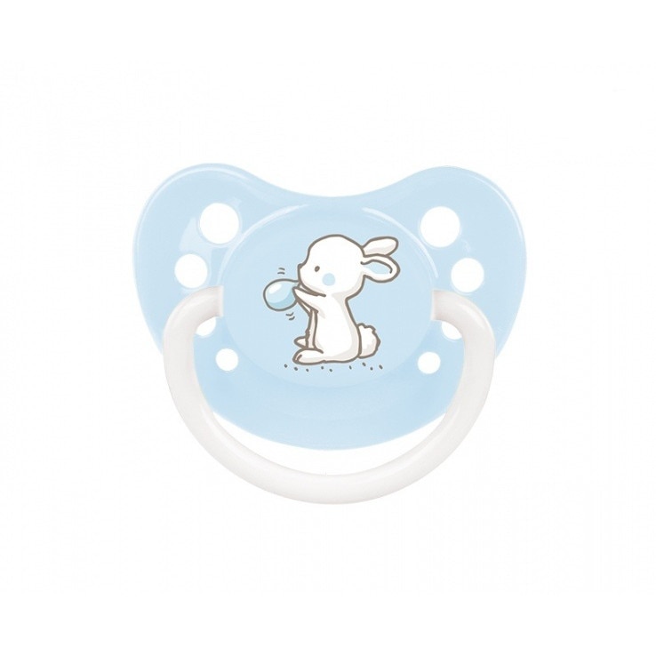 Suzeta silicon ortodontica 0-6 luni, albastra, Canpol, 23/262