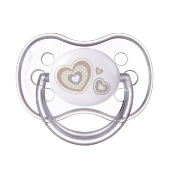 Suzeta simetrica din silicon Canpol Babies 22/580A, Alb 0-6 luni Suzeta simetrica din silicon Canpol Babies 22/580A, Alb 0-6 luni