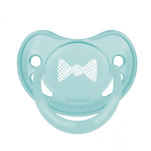 Suzeta silicon ortodontica 0-6 luni, verde, Canpol, 22/419