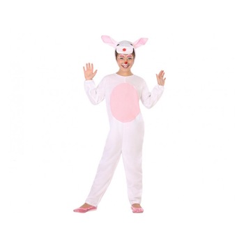 Costum carnaval copii iepure alb cu roz, Funny Party Shop,3-4ani, Funny Party Shop Costum carnaval copii iepure alb cu roz, Funny Party Shop,3-4ani, Funny Party Shop
