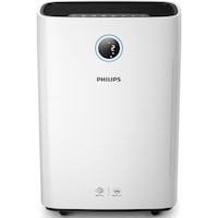 Combi 2-in-1 purificator si umidificator PHILIPS AC2729/50 Series 2000i, 4 trepte de viteza, HEPA, Alb