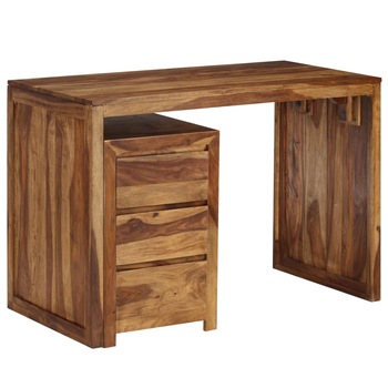 Birou de scris, vidaXL, Lemn de palisandru, Maro, 110 x 55 x 76 cm Birou de scris, vidaXL, Lemn de palisandru, Maro, 110 x 55 x 76 cm